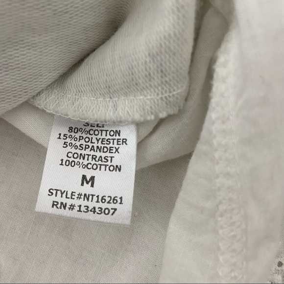 Lumiere Split Back Long Sleeve Crew Neck Top.  Size Medium. EUC - Picture 8 of 8